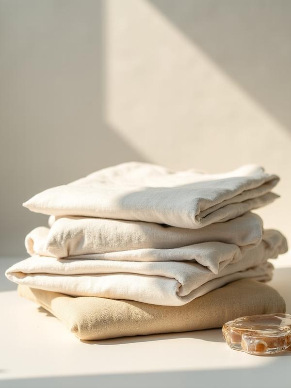Neutral organic cotton sheet set