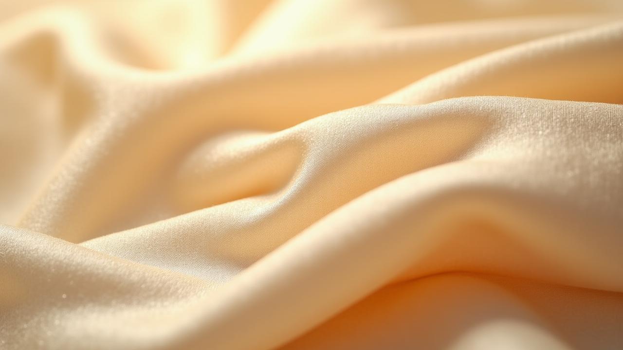 Macro detail of high-thread-count sateen fabric sheen